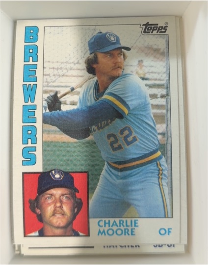 1984 Topps #751 Charlie Moore — front