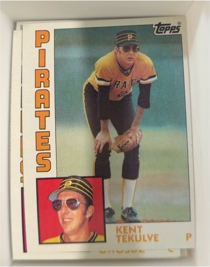 1984 Topps #754 Kent Tekulve — front