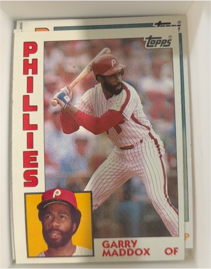 1984 Topps #755 Garry Maddox — front