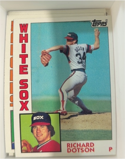1984 Topps #759 Richard Dotson — front