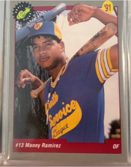 1991 Classic Draft Picks #10 Manny Ramirez — front