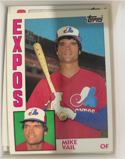 1984 Topps #766 Mike Vail — front