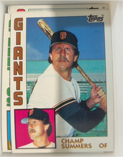 1984 Topps #768 Champ Summers — front