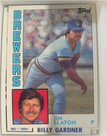 1984 Topps #772 Jim Slaton — front