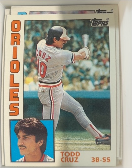 1984 Topps #773 Todd Cruz — front