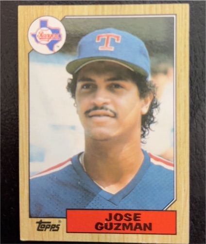 1987 Topps #363 Jose Guzman — front