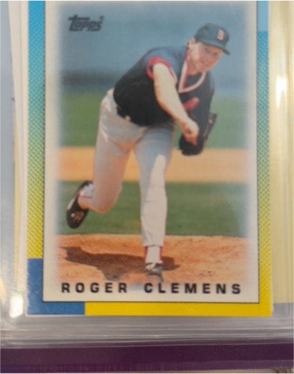 1990 Topps Mini Leaders #4 Roger Clemens — front