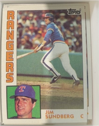 1984 Topps #779 Jim Sundberg — front