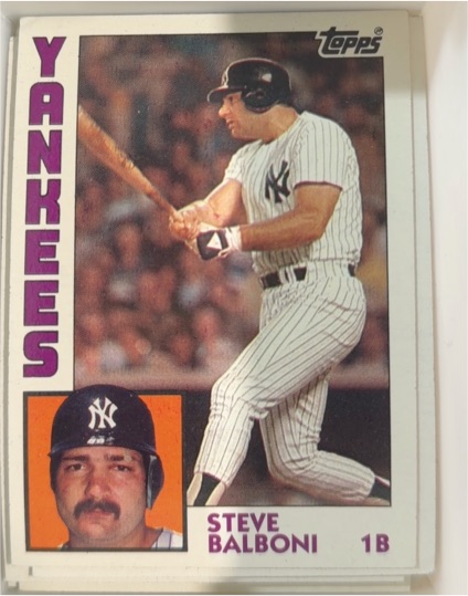1984 Topps #782 Steve Balboni — front