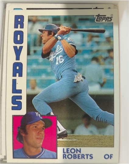 1984 Topps #784 Leon Roberts — front