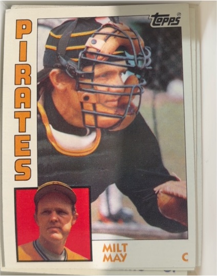 1984 Topps #788 Milt May — front