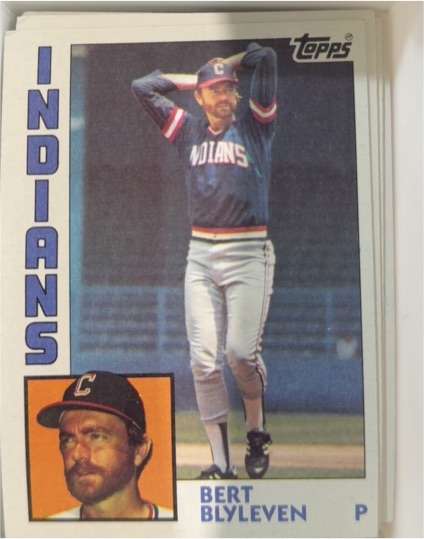 1984 Topps #789 Bert Blyleven — front