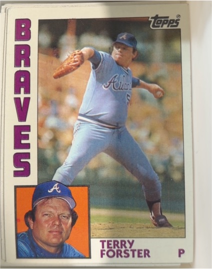 1984 Topps #791 Terry Forster — front