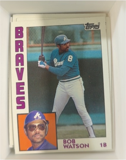 1984 Topps #438 Bob Watson — front