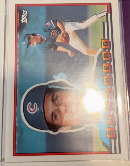 1989 Topps Big #212 Ryne Sandberg — front