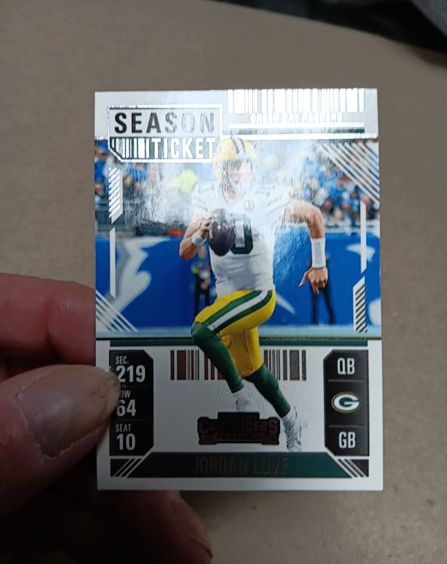 2024 Panini Contenders Season Ticket #37 Jordan Love — front