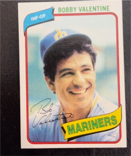 1980 Topps #56 Bobby Valentine — front