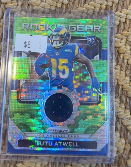 2021 Panini Prizm Rookie Gear #RG-20 Tutu Atwell — front
