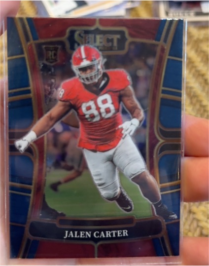 2023 Panini Select Draft Picks #12 Jalen Carter — front
