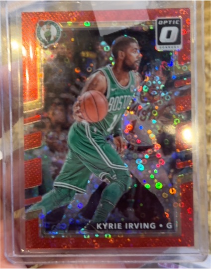 2017-18 Panini Donruss Optic White Sparkle #116 Kyrie Irving — front