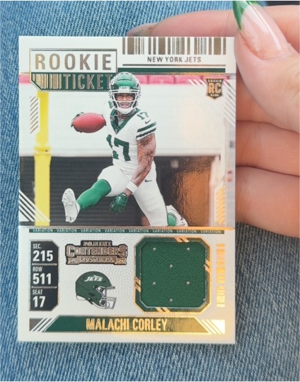 2024 Panini Contenders Rookie Ticket #RTS-MCY Malachi Corley — front