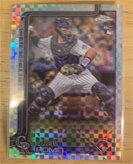 2025 Topps Chrome #124 Drew Romo — front