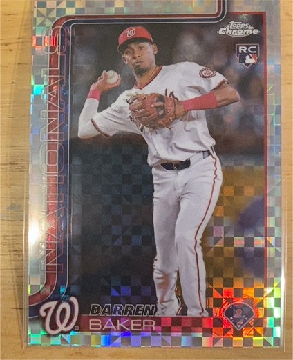 2025 Topps Chrome #231 Darren Baker — front