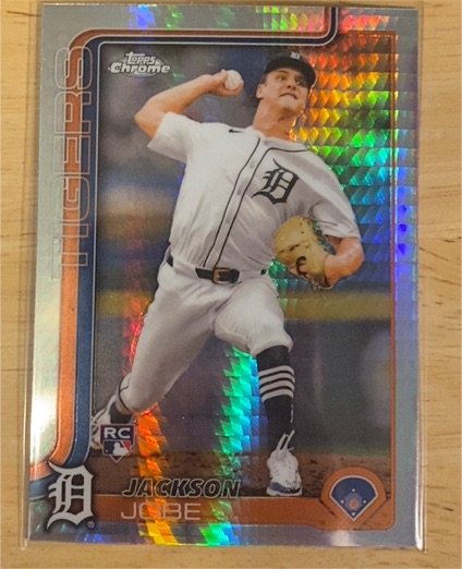 2025 Topps Chrome #249 Jackson Jobe — front