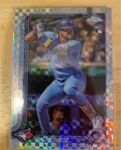 2025 Topps Chrome #276 Leo Jimenez — front