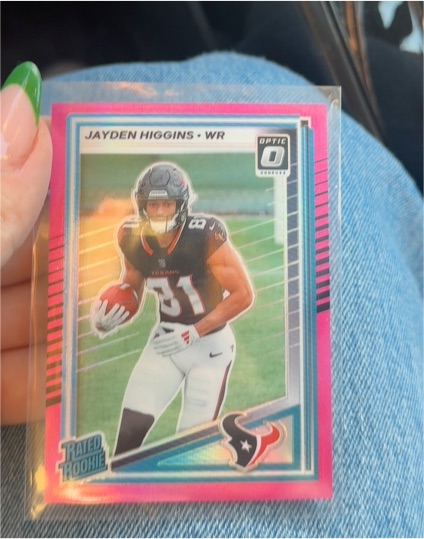 2025 Panini Donruss Optic #334 Jayden Higgins — front