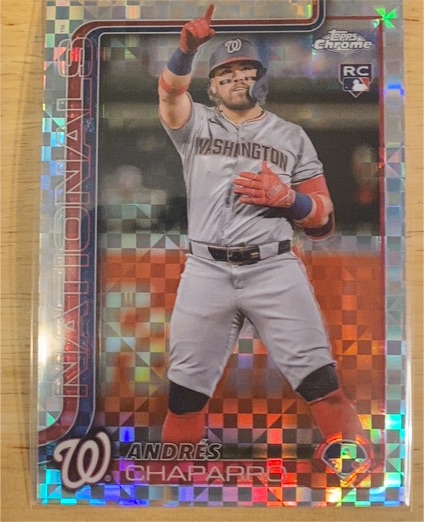 2025 Topps Chrome #187 Andrés Chaparro — front