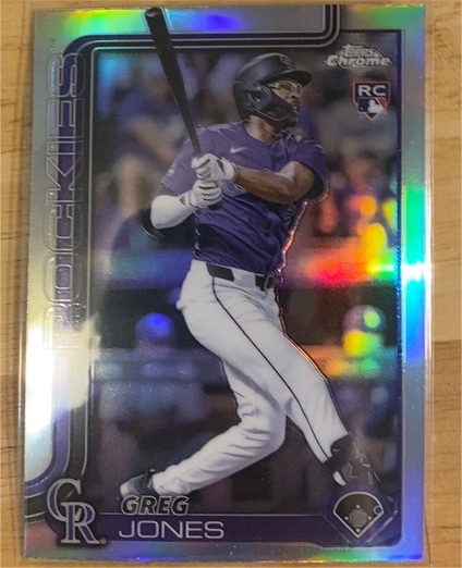 2025 Topps Chrome #265 Greg Jones — front