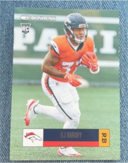 2025 Panini Donruss #R05-RJV RJ Harvey — front
