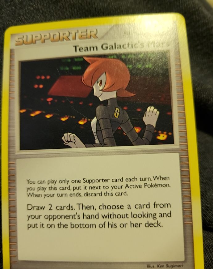 2007 Pokemon Secret Wonders #126 Team Galactic's Mars — front
