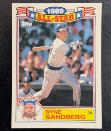 1990 Topps Glossy All-Star #3 Ryne Sandberg — front
