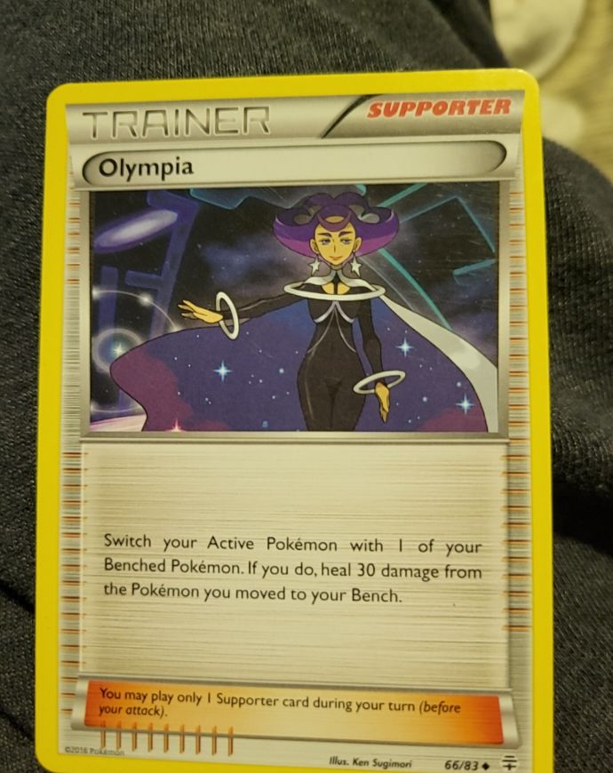 2016 Pokémon XY Generations #66 Olympia — front