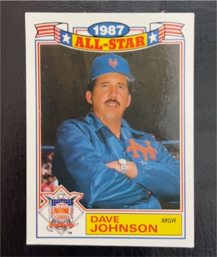 1988 Topps #12 Dave Johnson — front