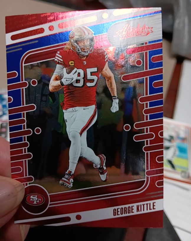 2024 Panini Absolute Red & Blue #92 George Kittle — front