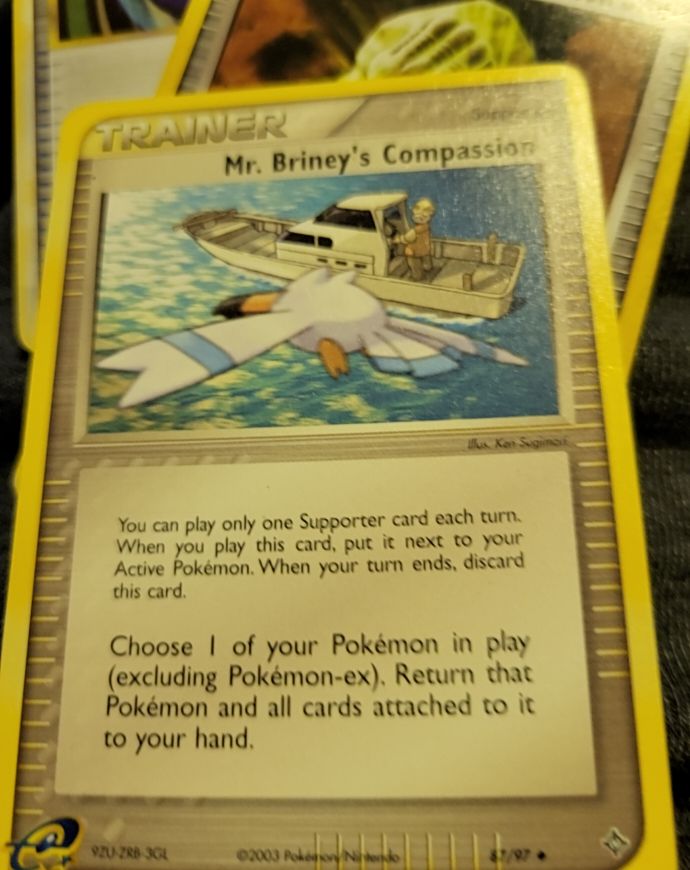 2003 Pokémon EX Dragon #87 Mr. Briney's Compassion — front
