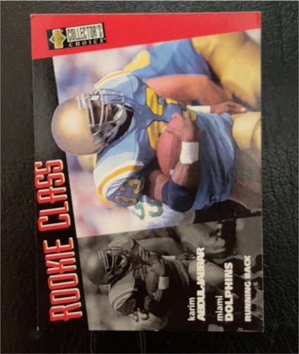 1996 Collector's Choice #33 Karim Abdul-Jabbar — front