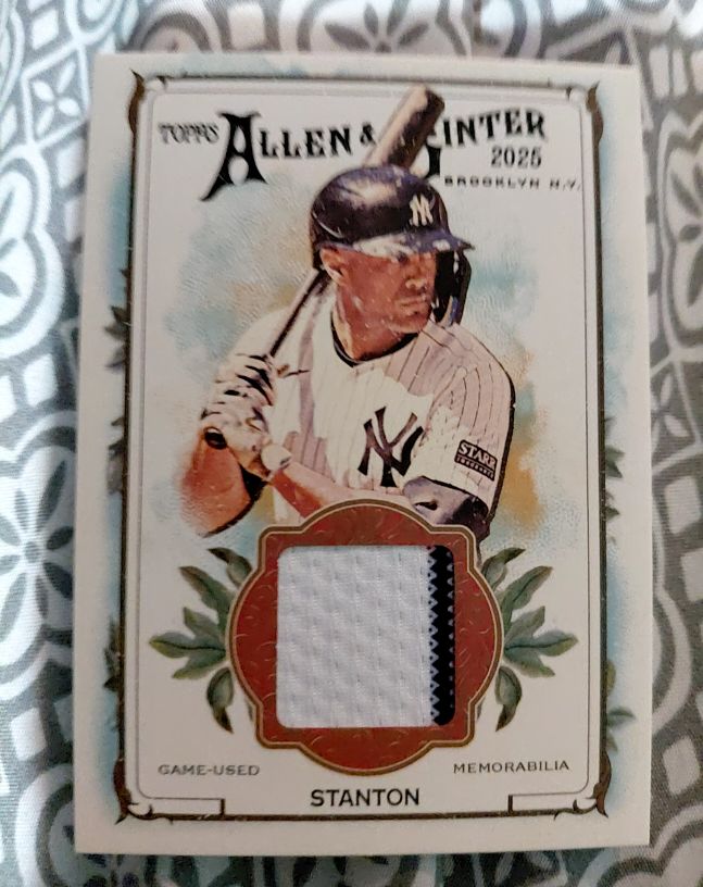 2025 Topps Allen & Ginter #AGR-GS Giancarlo Stanton — front