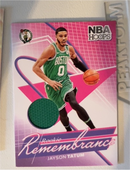 2024-25 Panini NBA Hoops #RR-JTC Jayson Tatum Rookie Remembrance — front