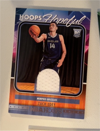 2024-25 Panini Hoops Hoops Hopeful #HHM-ZEG Zach Edey — front
