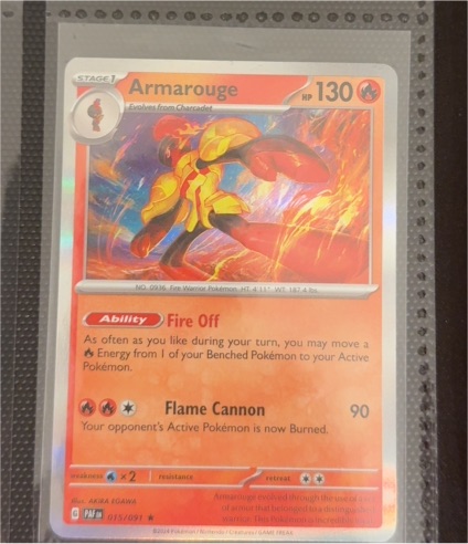 2023 Pokémon #015 Armarouge — front