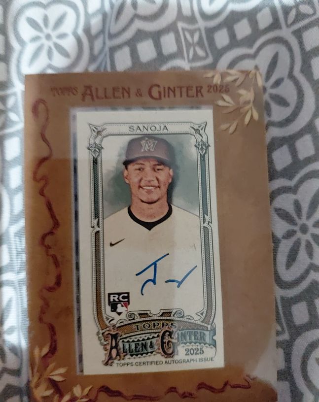 2025 Topps Allen & Ginter #MA-JSA Javier Sanoja — front