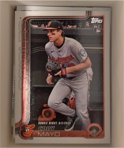 2025 Topps Update #US282 Coby Mayo — front