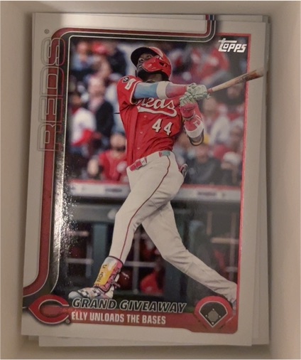 2025 Topps Update #US235 Elly De La Cruz Grand Giveaway — front