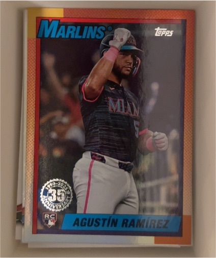 2025 Topps Update #U90-37 Agustín Ramírez — front