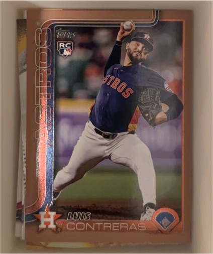 2025 Topps Update #US323 Luis Contreras — front