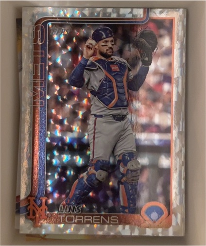 2025 Topps Update #US297 Luis Torrens Sandglitter — front